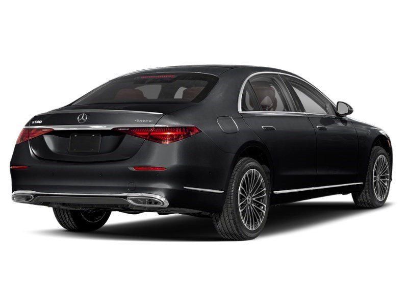 2025 Mercedes-Benz S-Class S 580 4MATIC Sedan Black  Shot 2