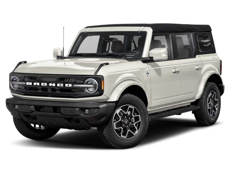 2026 Ford Bronco Outer Banks 4 Door 4x4 Wimbledon White  Shot 4