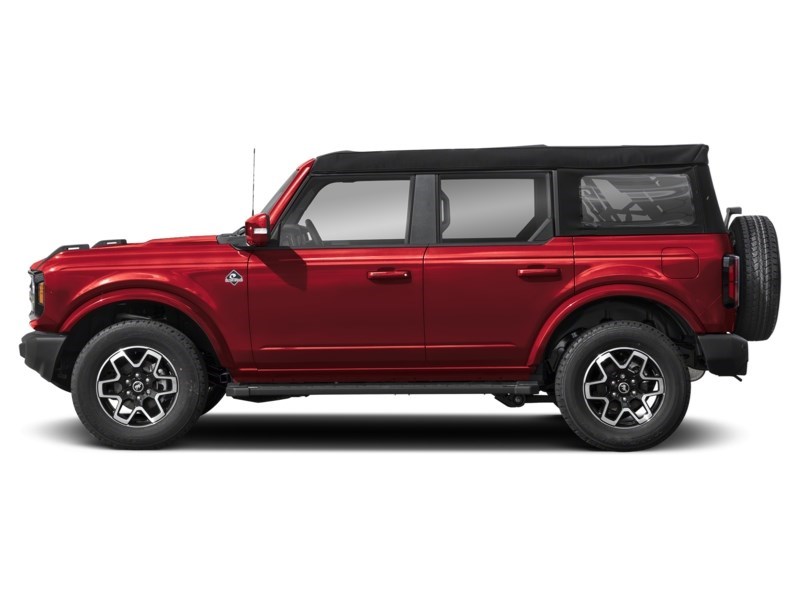 2026 Ford Bronco Outer Banks 4 Door 4x4 Ruby Red Metallic Tinted Clearcoat  Shot 3