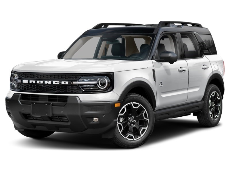 2026 Ford Bronco Sport Outer Banks 4x4 Space White Metallic  Shot 4