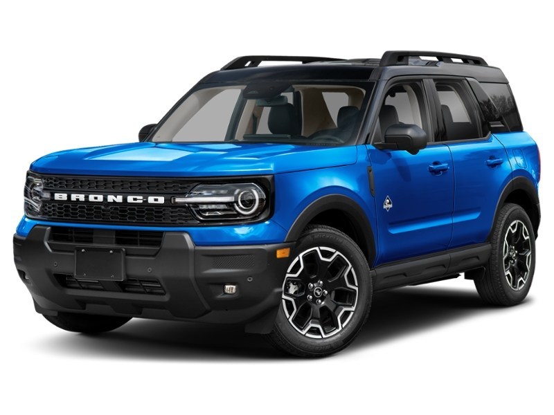 2026 Ford Bronco Sport Outer Banks 4x4 Velocity Blue Metallic  Shot 4