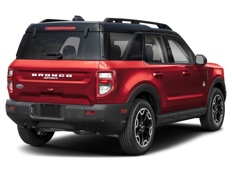 2026 Ford Bronco Sport Outer Banks 4x4 Ruby Red Metallic Tinted Clearcoat  Shot 2