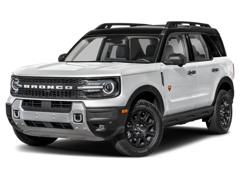 2026 Ford Bronco Sport Badlands 4x4 Space White Metallic  Shot 4