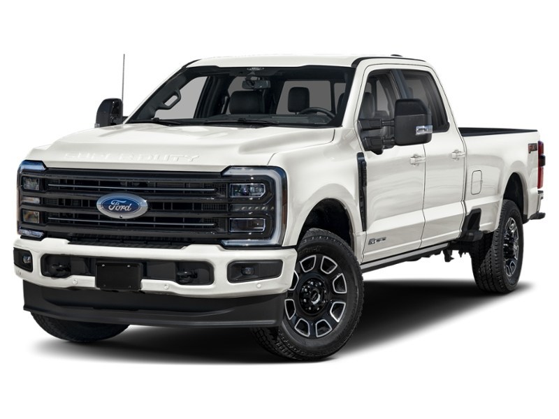 2026 Ford F-350 Platinum 4WD Crew Cab 8' Box Star White Metallic Tri-Coat  Shot 4