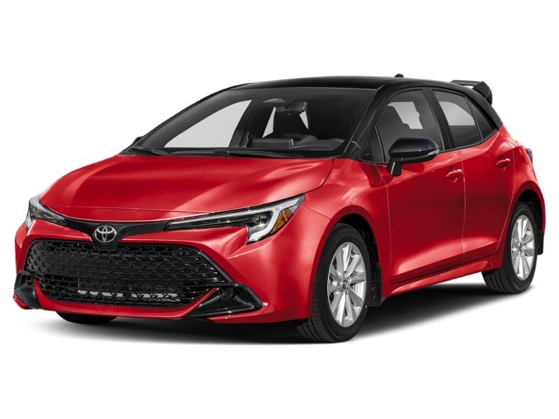 2027 Toyota Corolla Hatchback CVT Finish Line Red w/Black Roof  Shot 1