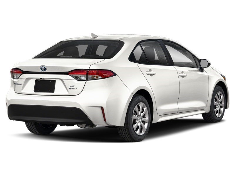 2026 Toyota Corolla Hybrid Hybrid LE CVT AWD White  Shot 12