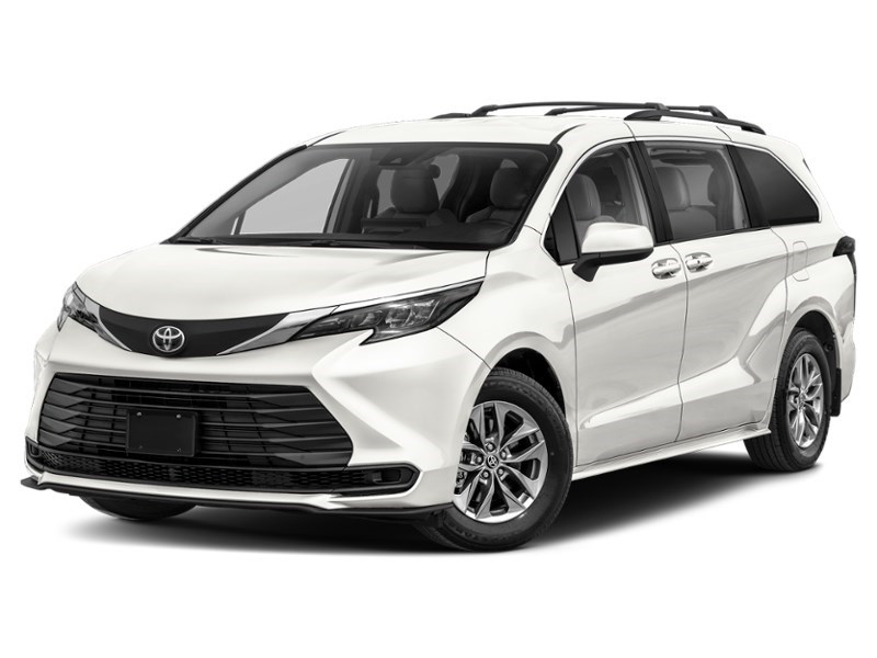 2026 Toyota Sienna LE 8-Passenger AWD White  Shot 1